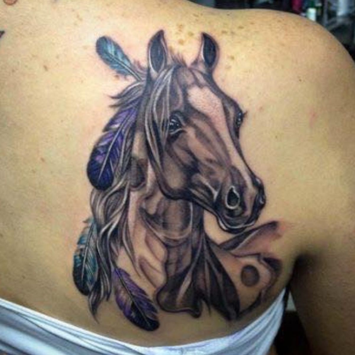 Татуировка конь