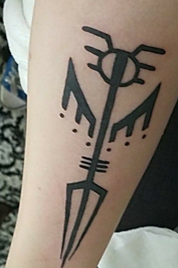 Tattoo uploaded by Amelia Pymp • Thor: Ragnorak Valkyrie symbol. • Tattoodo