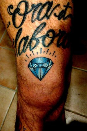Diamantino [my second tattoo] #diamond #colourtattoo #tattodoo 