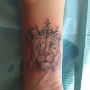 Lioness queen tattoo 