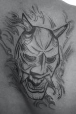 #tattoooftheday #tattoo #tattooist #tattooing #ink #inked #inkedboy #mask #onitattoo #onidemon  #devil #japanesetattoo #blackink #arttattoo ##artist