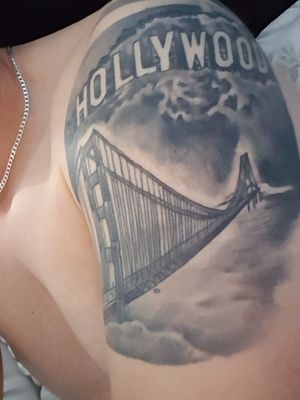Golden gate bridge / Hollywood 