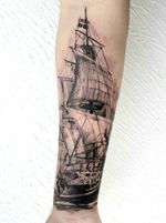 @tattooacademybr #tattooart #tattooed #tattoo #boat #boattattoo #boatattoo