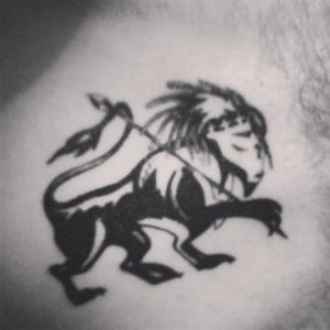 Lion of Judah! 🦁 #lion #liontattoo #LionofJudah #chesttattoo 