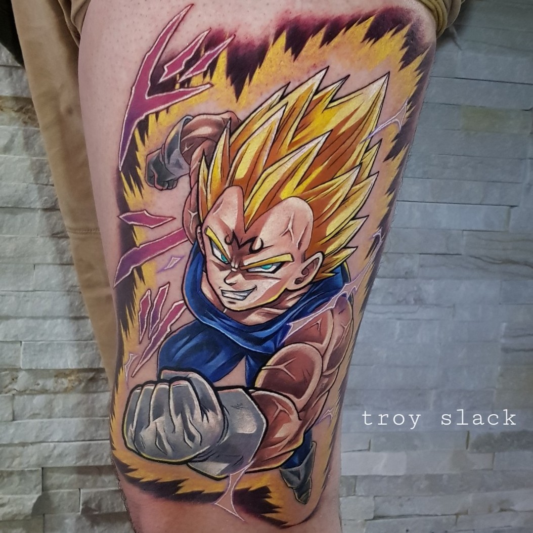 Tattoo- Majin Vegeta  Tatuagem de manga, Tatuagem do naruto, Tatuagem