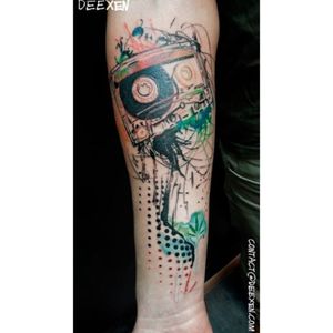 #ink #inked #tattoo #tattoos #tatuaggi #tatuaggio #tatuagem #tatouage #art #watercolor #watercolortattoo #graphictattoo #geometric #geometry #aquarelle #deexen #deexentattooing #graphicdesign #abstracttattoo 