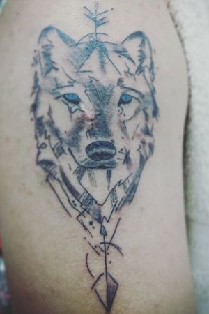 #MitlaTatto #Wolf #Tatto #Milta