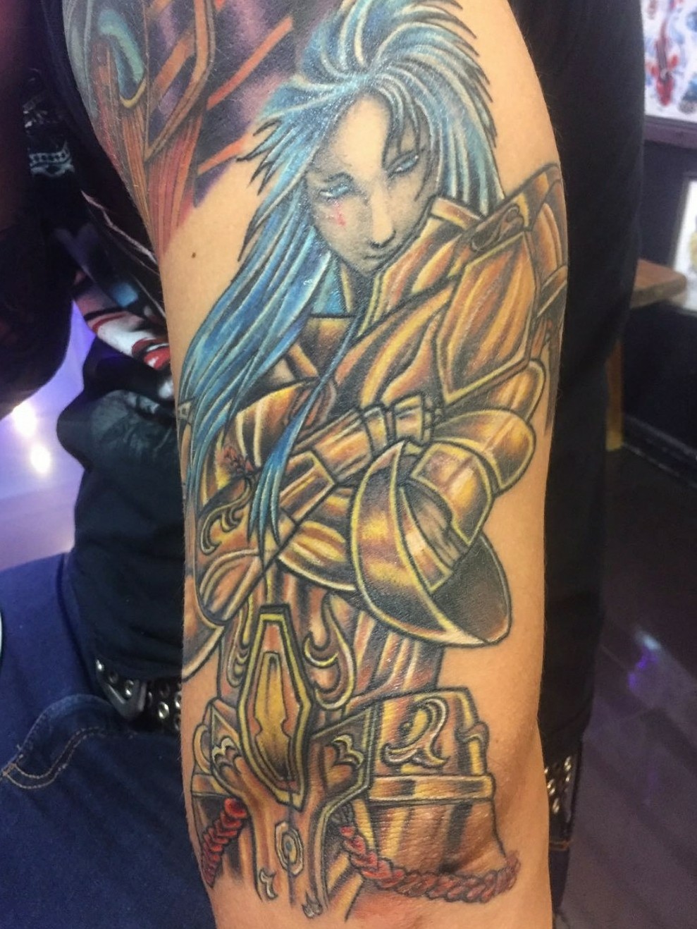 Tattoo uploaded by Byron Zuñiga  Shaka from Saint seiya anime  Tattoodo