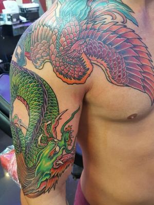 Japan fenix phoenix dragon 