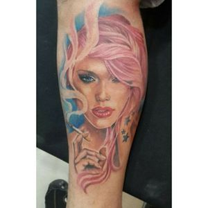 Instagram: @Lil.ChynoFacebook.com/LilChyno#tattooGirls #tattoo #girly #colorrealism #colors 