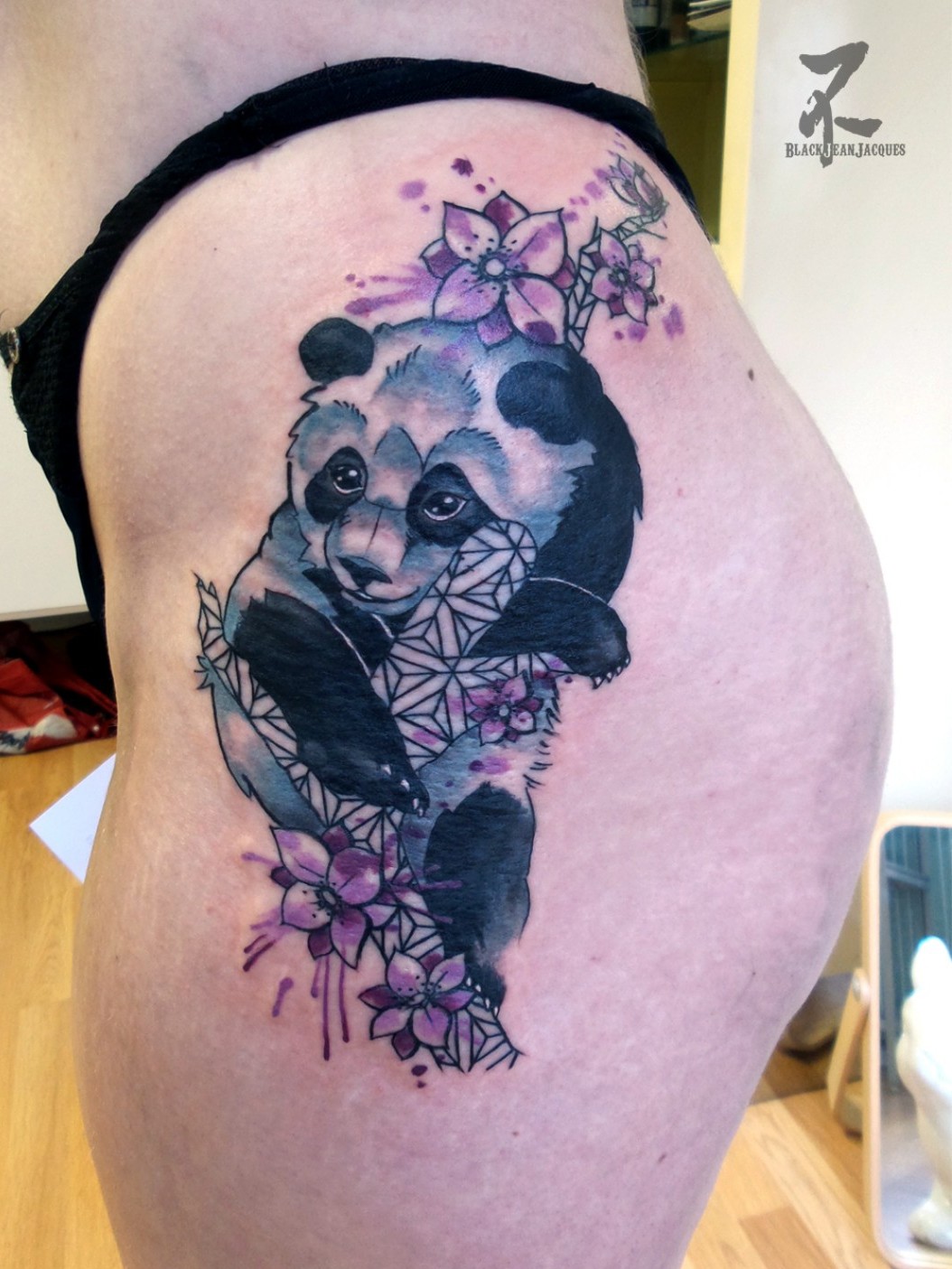 Tiny Panda tattoo by Vinicius Menoli  Post 27068