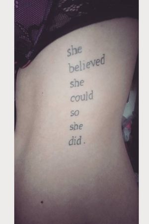 She believed she could so she did #quote #motivation 