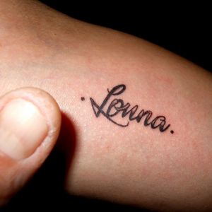 Lettering tattoo 