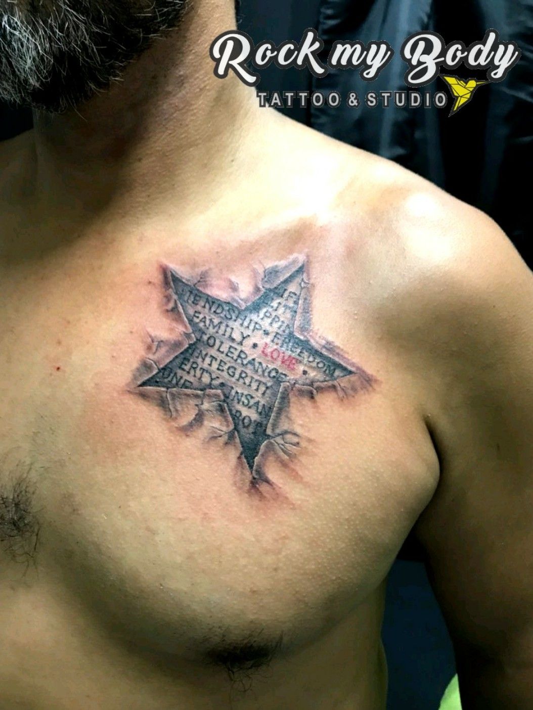 Tattoo uploaded by Rockmybody Tattoostudio • STAR TATTOO #Star ...