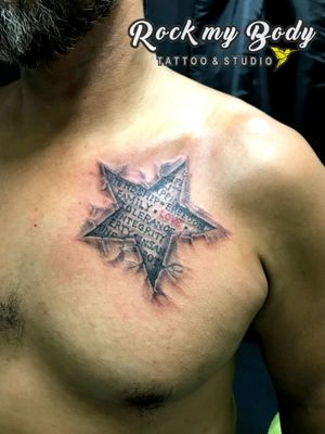 Tattoo uploaded by Rockmybody Tattoostudio • STAR TATTOO #Star #startattoo  #familytattoo #friendshiptattoos • Tattoodo