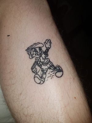 Pinocchio #BadLad #Lie #Pinnochio #Charity #Leg #Tattoo 
