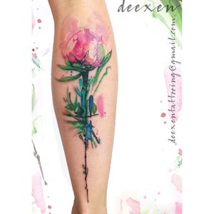 Roses are dancing with peonies #ink #inked #tattoo #tatouage #art #watercolourtattoo #watercolor #graphictattoo #geometrictattoo #aquarelle #deexen #deexentattooing #abstracttattoo 