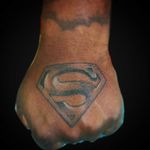 Dope Superman hand tattoo done! #tripeeink #tso