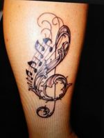 This will represent my everlasting love for music, with different notes from my favorite song