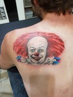 #Pennywise #thedancingclown #stephenking #clowns #clowntattoo 