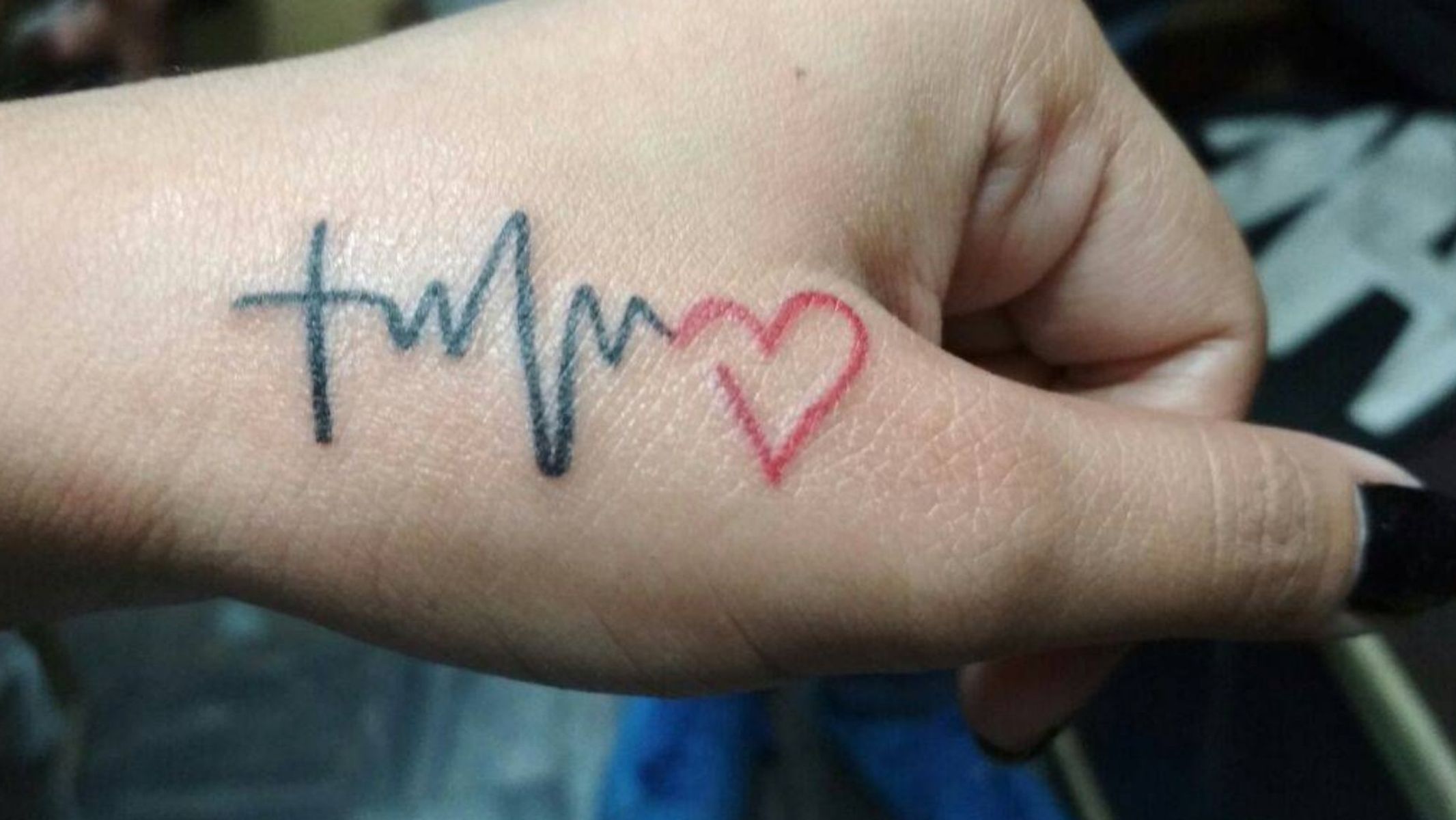 Tattoo Uploaded By Sonu Rajput Heartbeat Tattoo Tattoodo