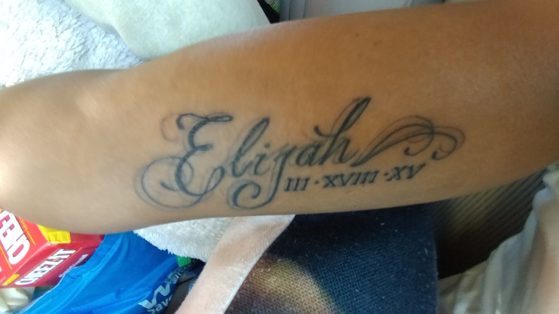 Elijah Prophet Name Tattoo Designs  Tattoos with Names