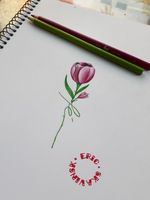 Desenho feito exclusivamente para cliente, em cima das ideias e referências dela. Contatos: 55.11.9.9377-6985 E-mail: ericskavinsk@gmail.com  Instagram: @skavinsk . . #ericskavinsktattoo #tulip #tulipa #flor #flower #tattooflor #flowertattoo #fe #feather #delicatetattoo #tattoodelicada #colortattoo #tatuagemcolorida #tatuadorbrasileiro #inked