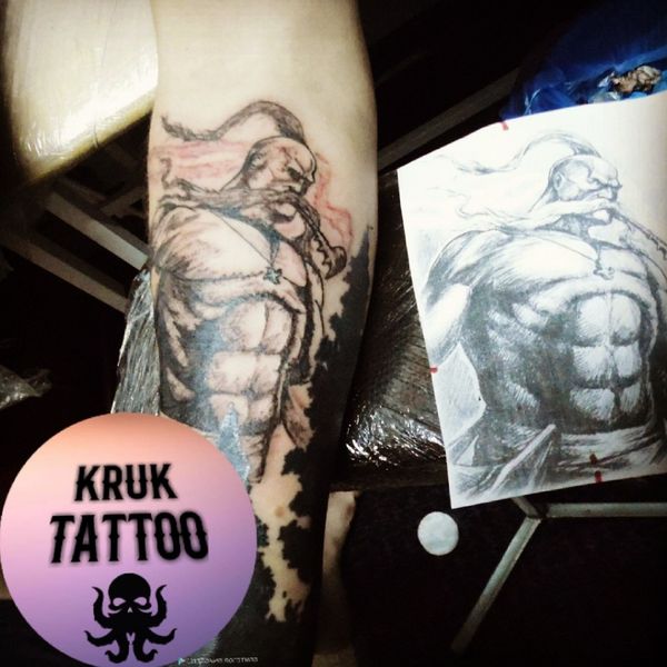 Tattoo from "Oscar" Kruk-tattoo