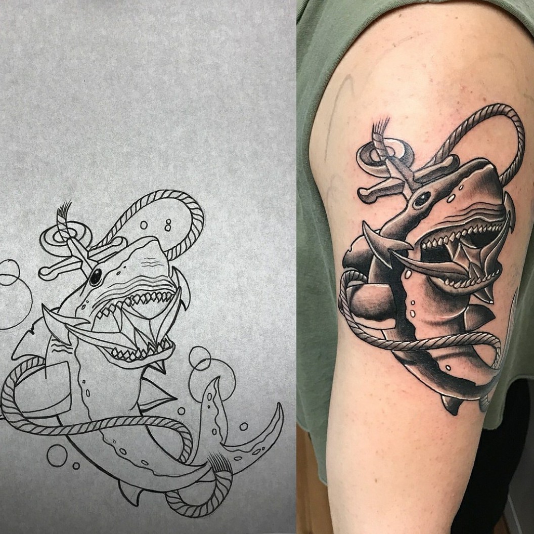 55+ Best Shark Tattoos: Plunge Into The Depths Of The Sea — InkMatch