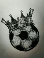 #Futbol #king #linework #Puntillismo #Tattoo #Inkvan #Dotwork 
