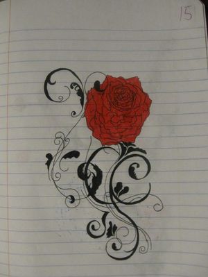 Flower that my friend drew