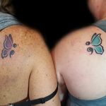 Matching  Semicolon Butterfly Tattoos ➕➕ 