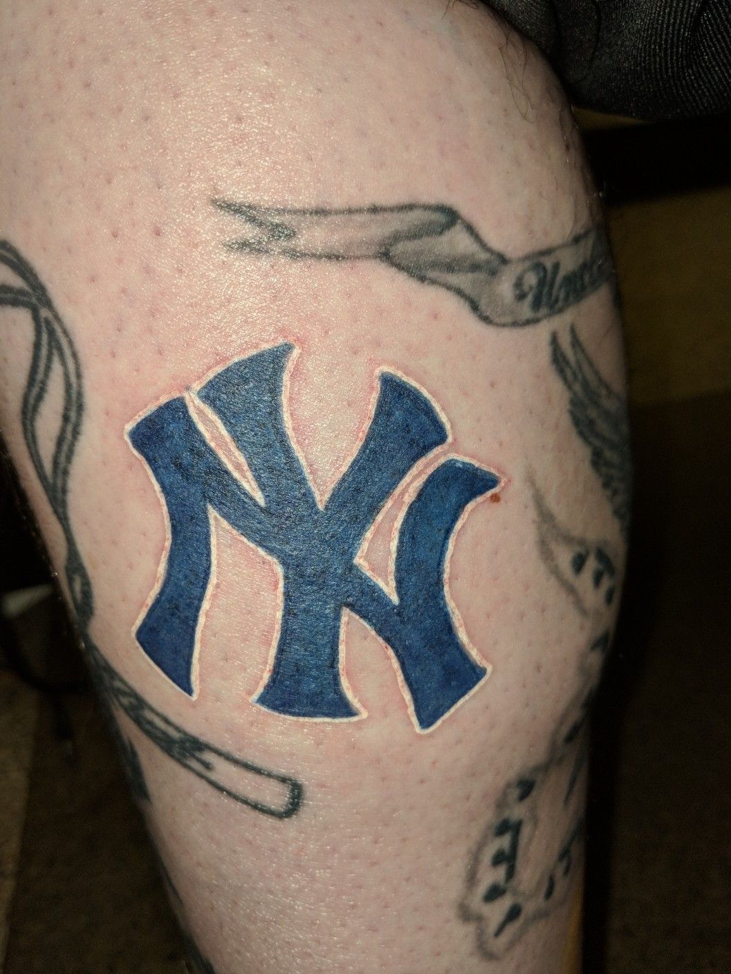 New York Yankees Tattoos  Baseball tattoos New york tattoo New york  yankees