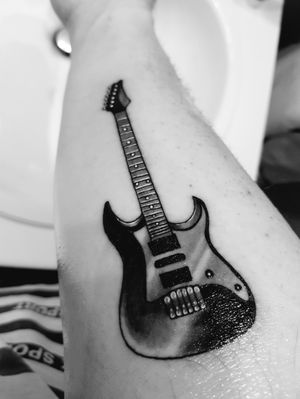 My own guitar on may right arm 😁