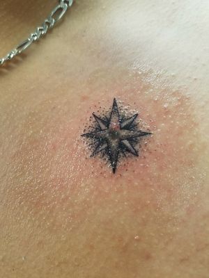 Twinkling star surrounding my birthmark 