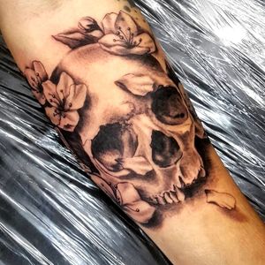 Skull tattoo 💀💉❤ #skulltattoo  #love #tattoo 