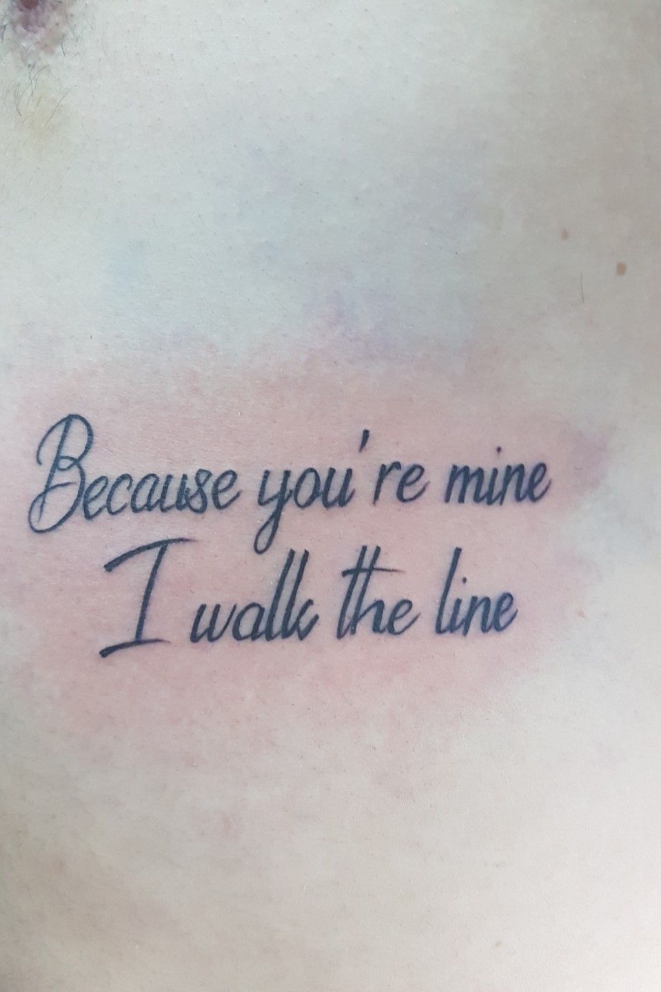 Walk The Line Tattoo