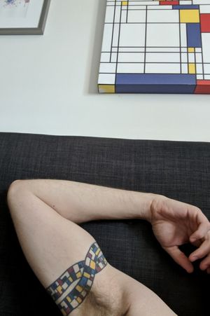 Mondrian armband, by Madison Tease