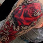 Rose and detail half sleeve