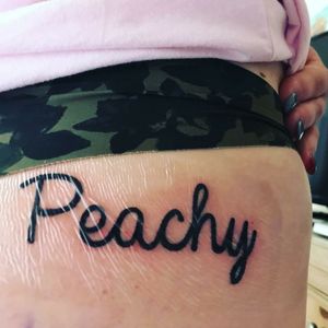 #BootyTat #Peachy