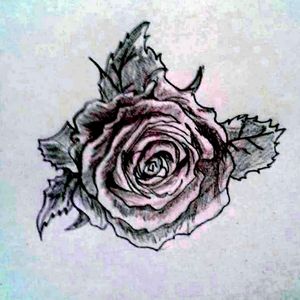 my rose drawing that Im thinking about getting  done on my right hand.