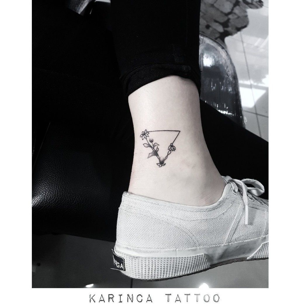 23 Triangle Tattoo Ideas Youre Going to Be Obsessed With  StayGlam