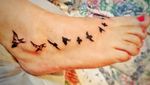 #tattooideas #birds #foottattoo #blackwork 