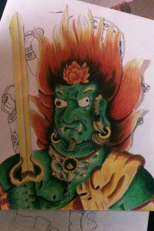 My fudo i done experimenting with color.