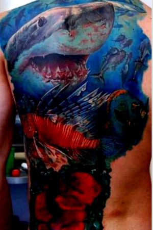 I want this on my back but with different shark