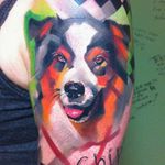 #ivanabelakova #dog #pettattoo #animal #watercolor