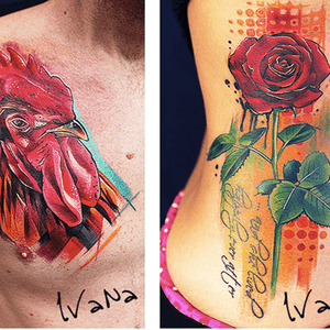 #IvanaBelakova #cock #rooster #rose