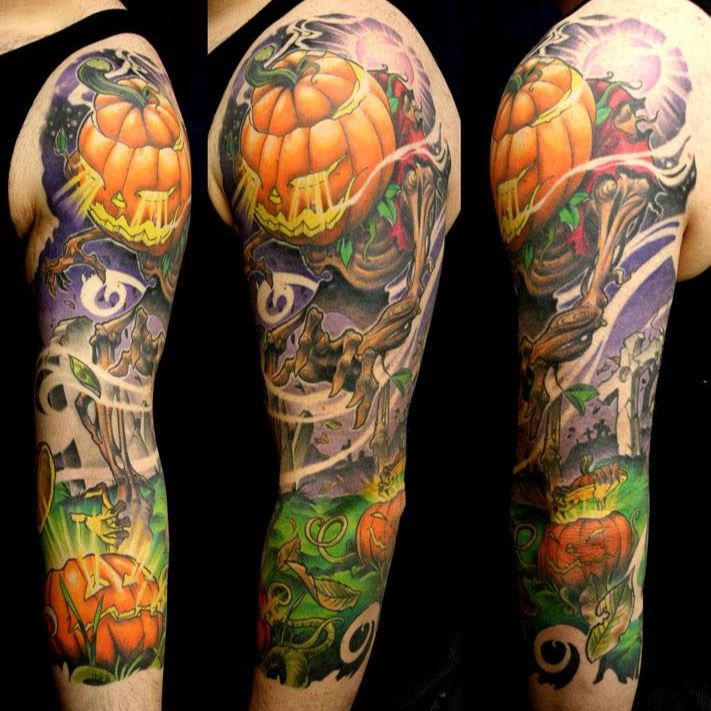 50 Halloween tattoo Ideas Best Designs  Canadian Tattoos