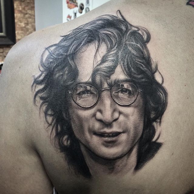 John Lennon Imagine tattoo  Tattoos Tattoo quotes Imagine john lennon