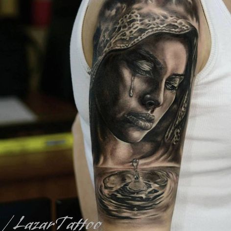 16 Stirring Crying Tattoos • Tattoodo